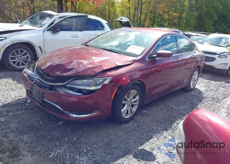 2015 Chrysler 200 Limited z USA, uszkodzony, nr VIN 1C3CCCAB0FN642546